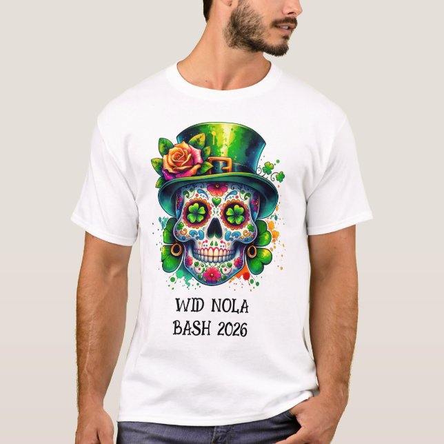 Camiseta Wid Nola Bash - Blanco (Anverso)