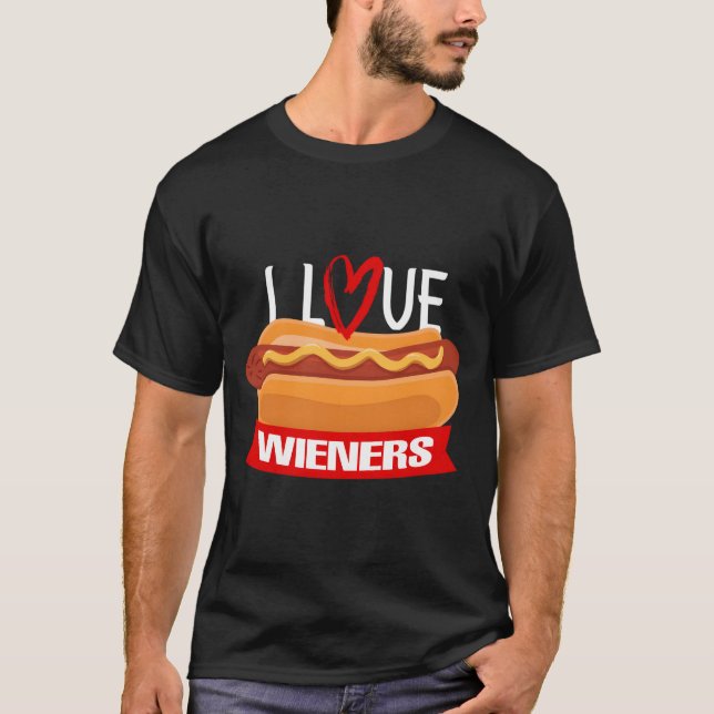 Camiseta Wiener Bbq 4Th Of July Usa Patriotic (Anverso)