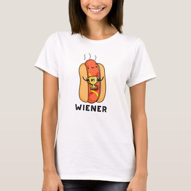 Camiseta Wiener Funny Sausage Pun (Anverso)