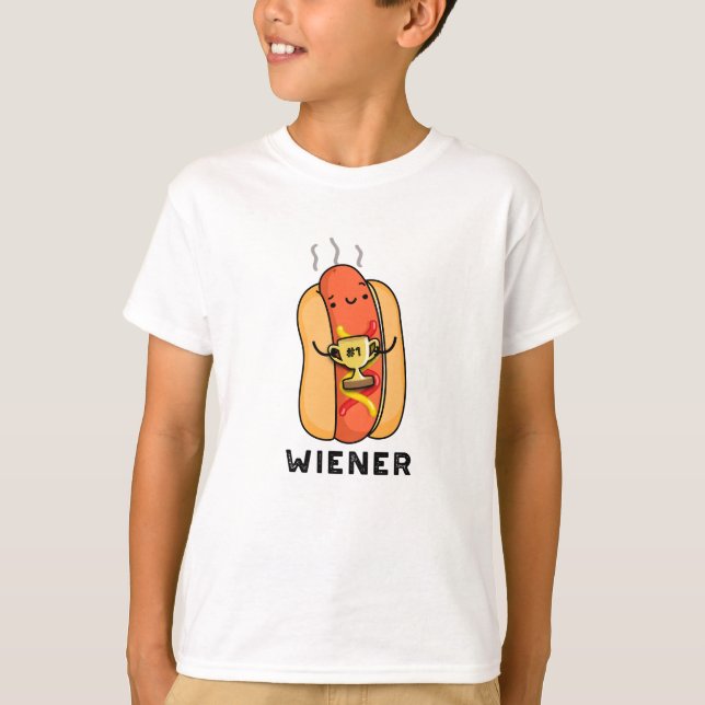 Camiseta Wiener Funny Sausage Pun (Anverso)