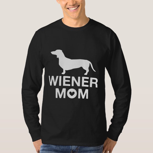 Camiseta Wiener Mom Dachshund (Anverso)
