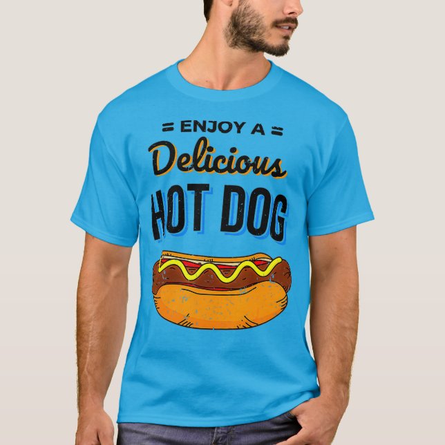 Camiseta Wiener Weenie Frankfurter Disfruta De Un Delicioso (Anverso)