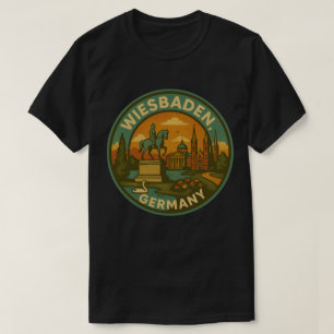 Camiseta Wiesbaden Alemania Punto de Interés Artístico