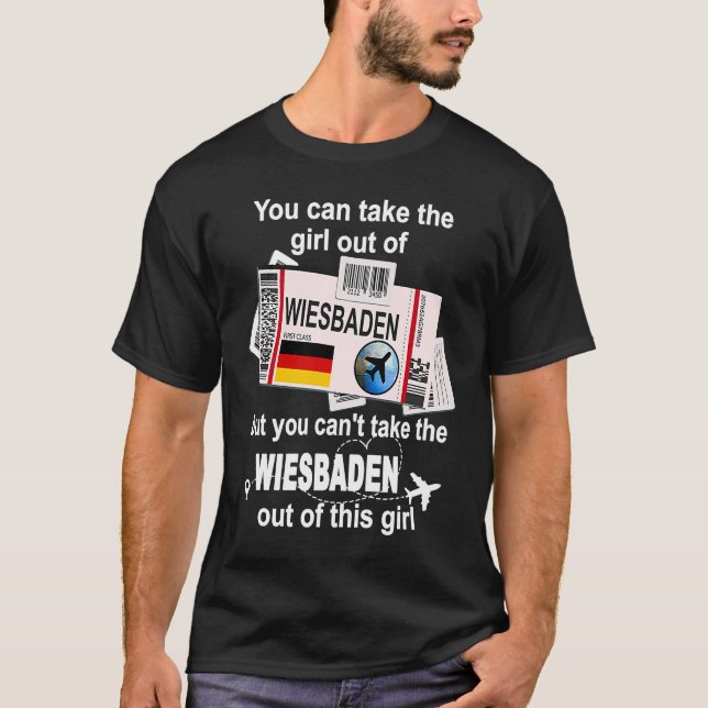 Camiseta Wiesbaden Boarding Pass Wiesbaden Chica Wiesbaden (Anverso)