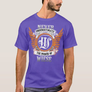 Camiseta Wiese Name Shirt Nunca Subestima El Poder De