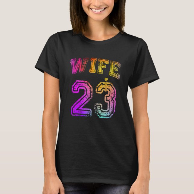 Camiseta Wife Engagement Party Wife Matching 2023 Honeymoon (Anverso)