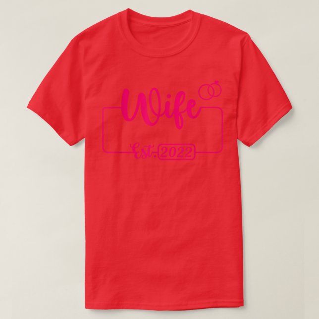 Camiseta Wife Est (Diseño del anverso)