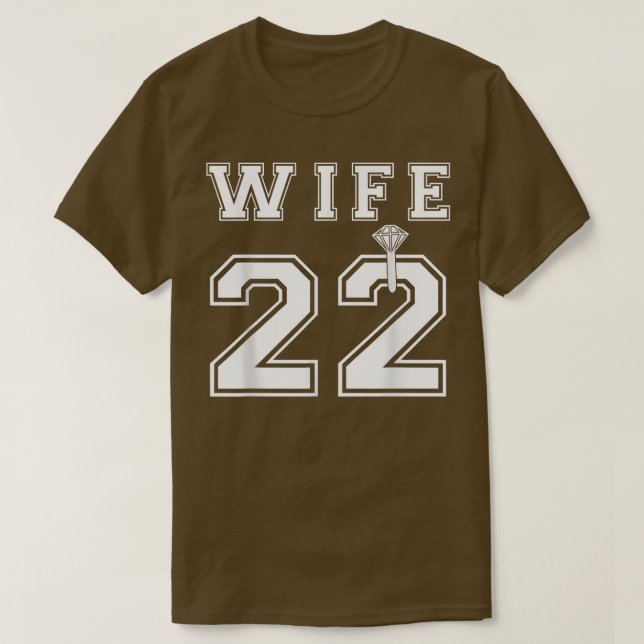Camiseta Wife Husband Matching 2022 Engagement Party Honeym (Diseño del anverso)