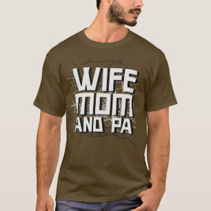 CAMISETA WIFE MOM AYUDANTE MÉDICO DE PA CITA MAPA CALLEJERO