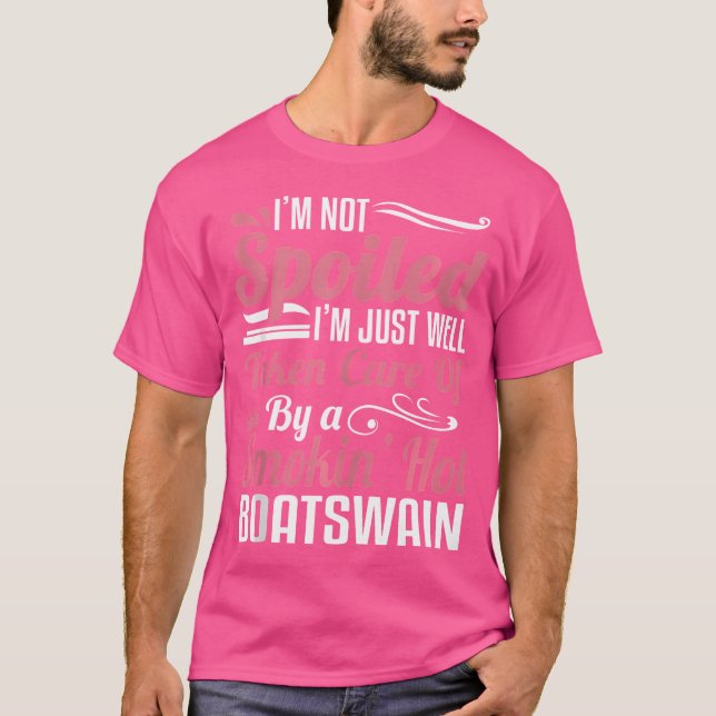 Camiseta Wife Of A Boatswain Nautical Seaman Bosun Bos'N (Anverso)