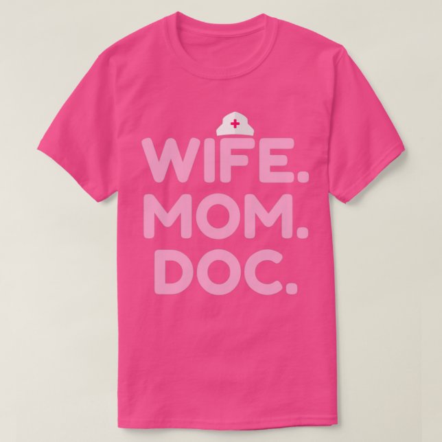 CAMISETA WIFEMOMDOC T (Diseño del anverso)