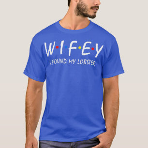 Camiseta Wifey encontré a mis parejas del partido de bachil