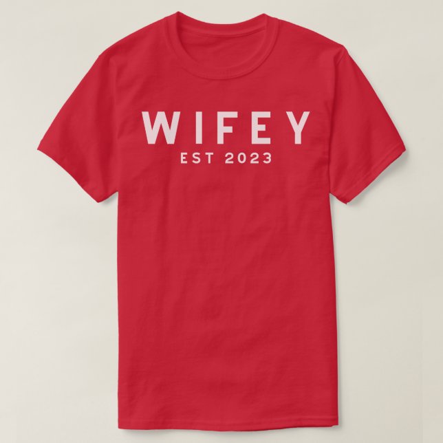 Camiseta Wifey est 2023 2 (Diseño del anverso)