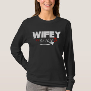 Camiseta Wifey Est 2026 - diseño cardiaco