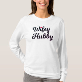 Camiseta "Wifey & Hubby" Tee