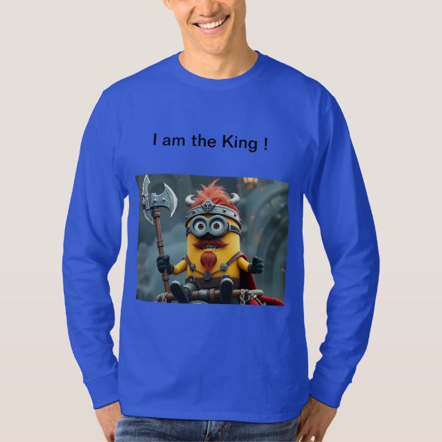 Camiseta „Wikinger-Minion auf Eroberungskurs“ (Anverso)