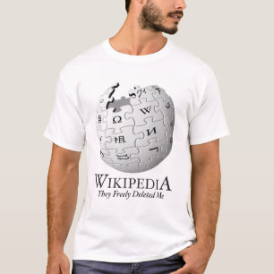 Camiseta Wikipedia me suprimió [la parodia]