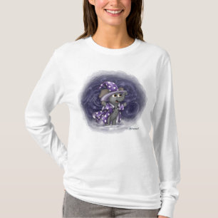 Camiseta Wilbur de metáfora en la larga manga de las mujer