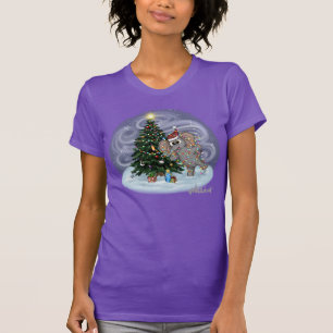 Camiseta Wilbur de metáfora en luces delgado ajuste femenin