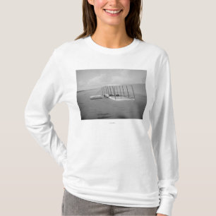 Camiseta Wilbur Wright en la posición propensa encendido