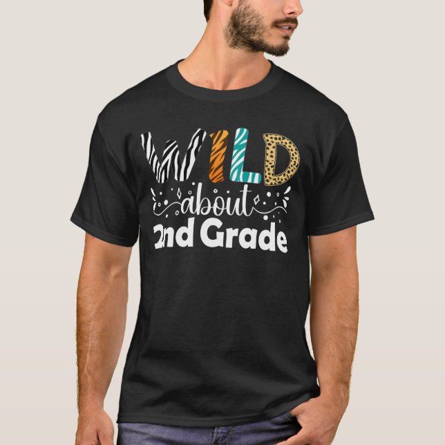 Camiseta Wild About 2º Grado Grado Gradual (Anverso)