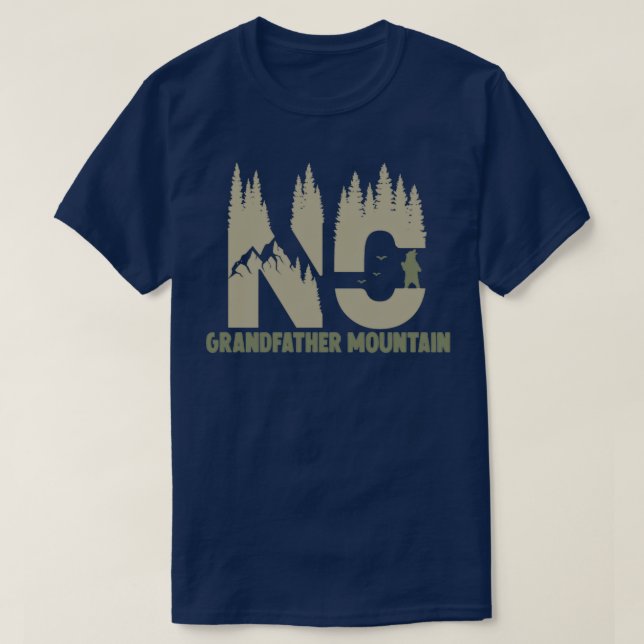Camiseta Wild About Grandfather Mountain Carolina del Norte (Diseño del anverso)