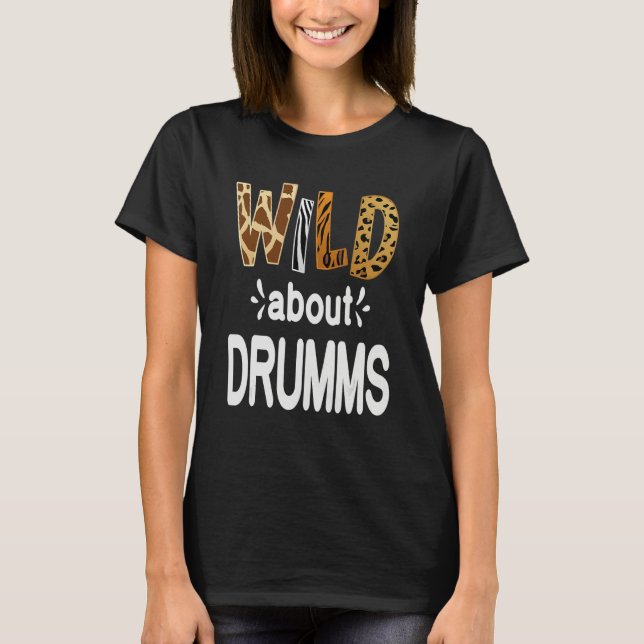 Camiseta Wild About Guitars  Guitarist and Guitar Player (Anverso)