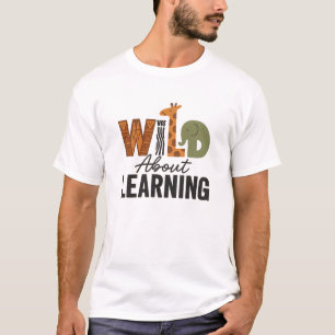 Camiseta Wild About Learning Animal Day