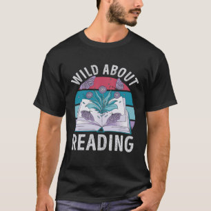 Camiseta Wild Acerca De Leer Leopard Me Encanta Leer Libro