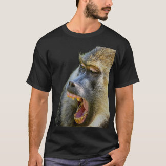 Camiseta Wild and Bold – Baboon Printed Shirt