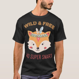 Camiseta Wild and Free I Smart Boho Fox