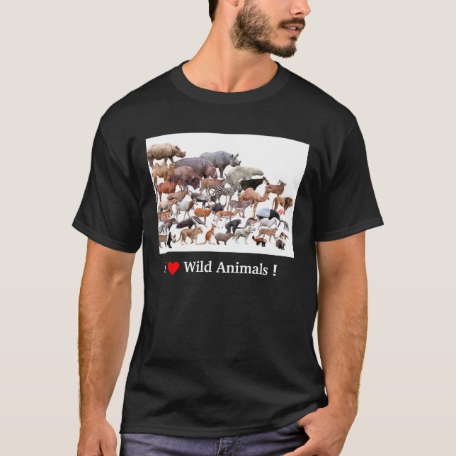 Camiseta Wild Animals (Anverso)