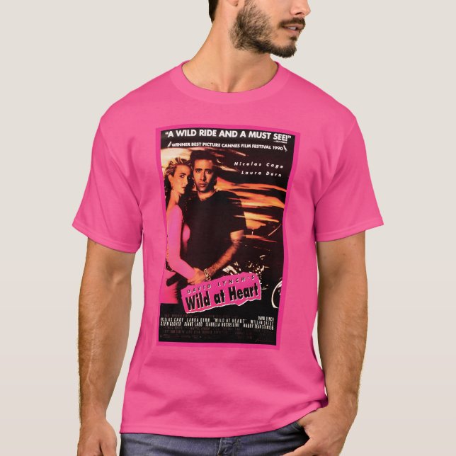 Camiseta Wild At Heart - Nicholas Cage Laura Dern Poster (Anverso)