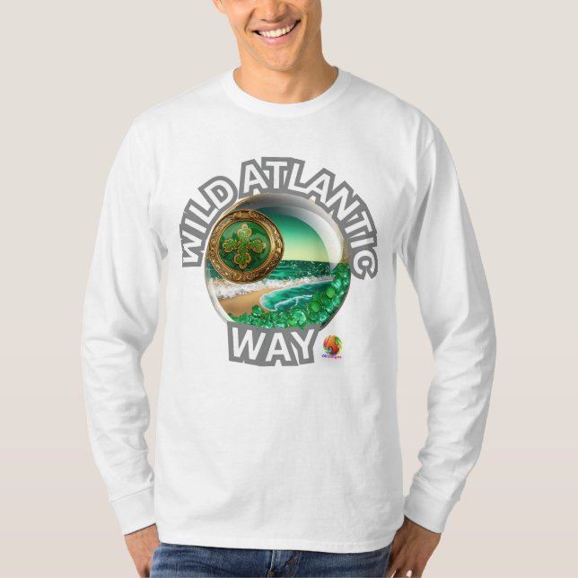 Camiseta Wild Atlantic Way Irlanda (Anverso)