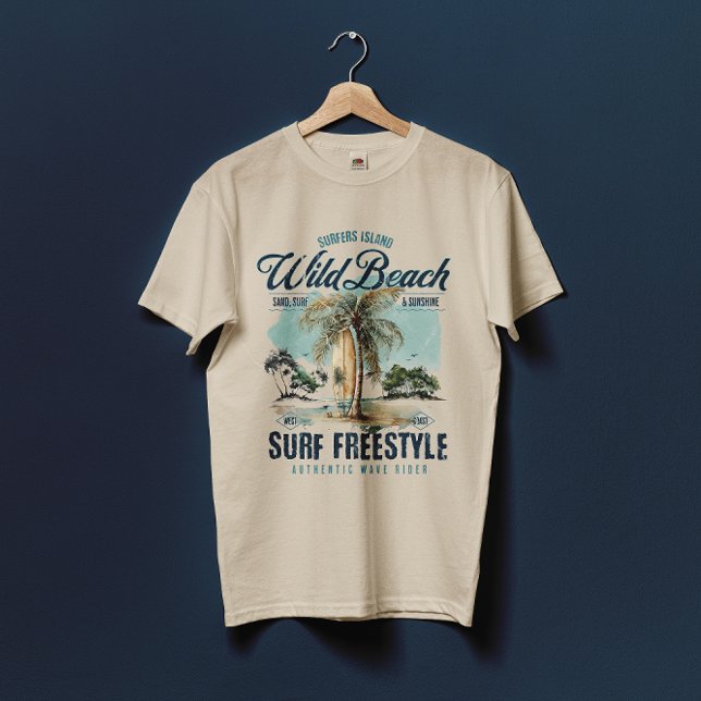 Camiseta Wild Beach Surf Freestyle (Subido por el creador)