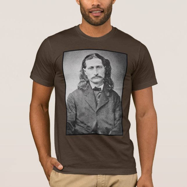 Camiseta Wild Bill Hickok American Old West Lawmen Sleevele (Anverso)