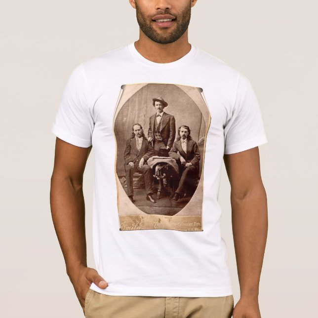 Camiseta Wild Bill Hickok - Texas Jack - Búfalo Bill (Anverso)