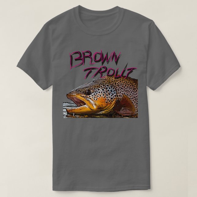 Camiseta Wild Brown Trout (Diseño del anverso)