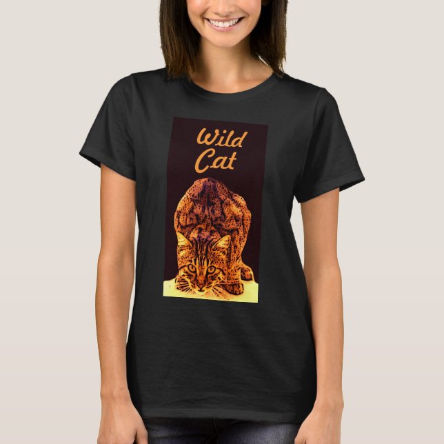 CAMISETA WILD CAT KITTEN (Anverso)