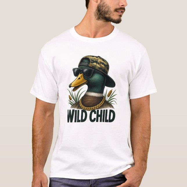 Camiseta Wild Child Country Western Duck (Anverso)