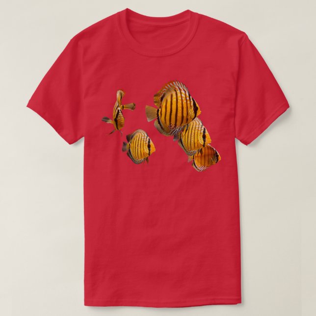 CAMISETA WILD DISCUS FISH (Diseño del anverso)