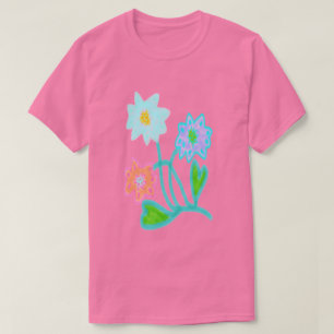 Camiseta Wild Flowerz Arte Abstracto para Llevar