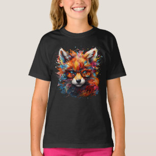 Camiseta Wild Free Abstract Pop Fox