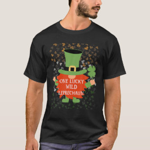 Camiseta Wild Funny St Patrick's Day Lucky Gnome Family Mat