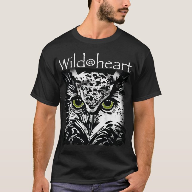 Camiseta Wild@heart animales de búho (Anverso)