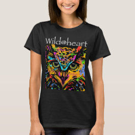 Camiseta Wild@heart animales del arco iris de búho