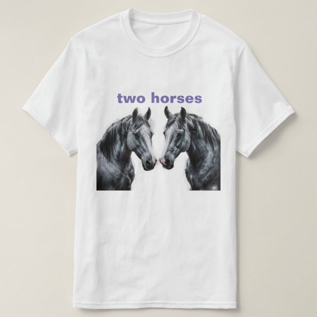 Camiseta Wild Horse T-Shirt – Perfect for Horse Lovers (Diseño del anverso)