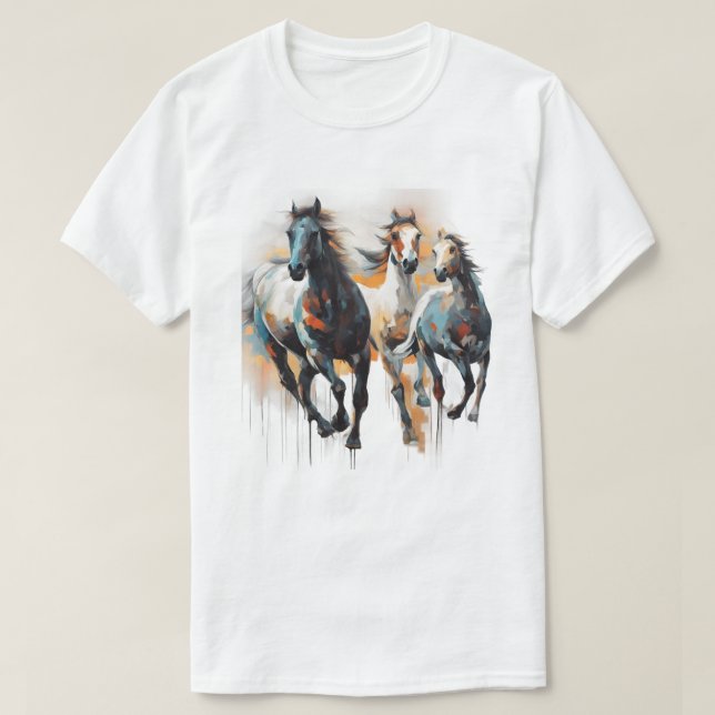 Camiseta Wild horses (Diseño del anverso)