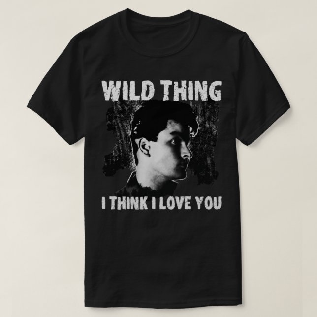 Camiseta Wild Major League Creo Que Te Amo (Diseño del anverso)