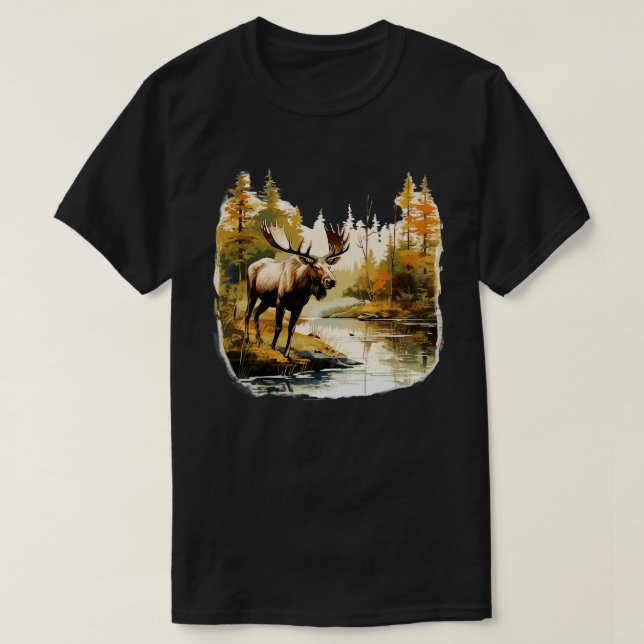 Camiseta Wild Moose TShirt 1 (Diseño del anverso)